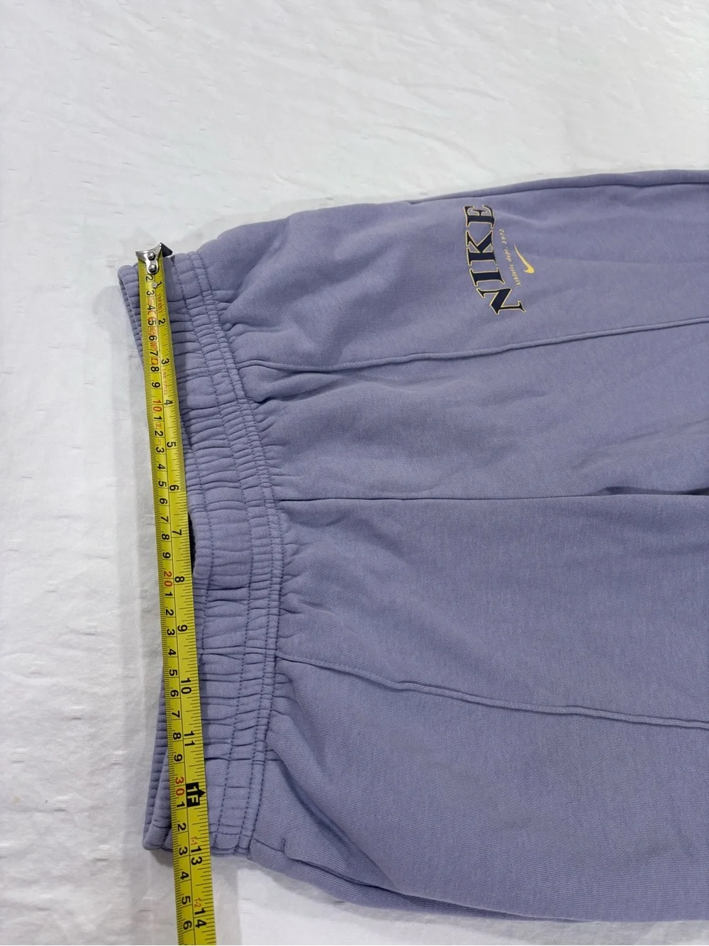 Nike Women Lavender Sportswear Trend Fleece Pintuck Jogger Pants Size XL
